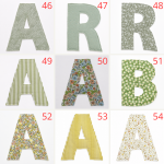 Lettres pour prénom ou mot